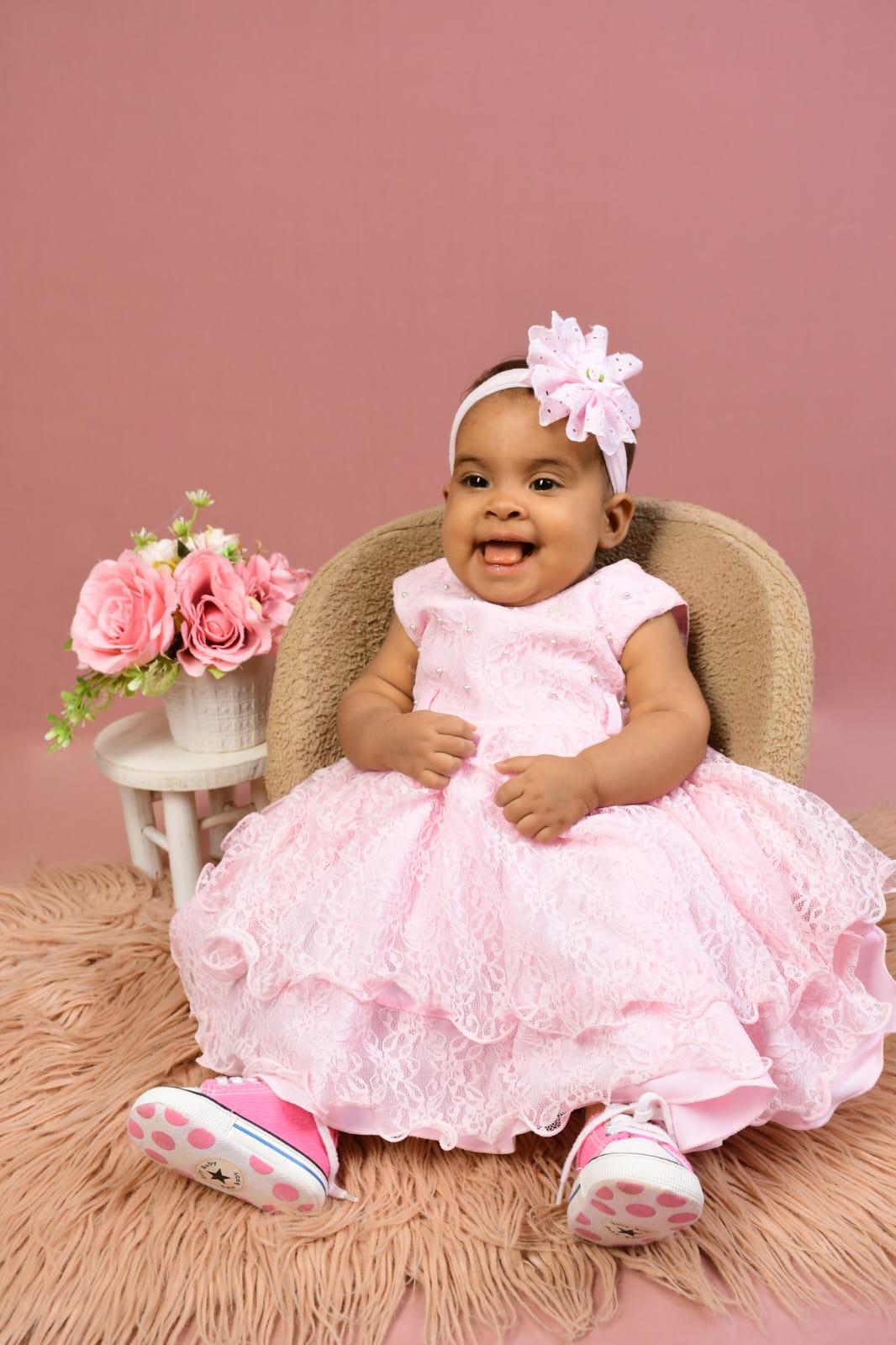 Foto da bebê Alina Wayne